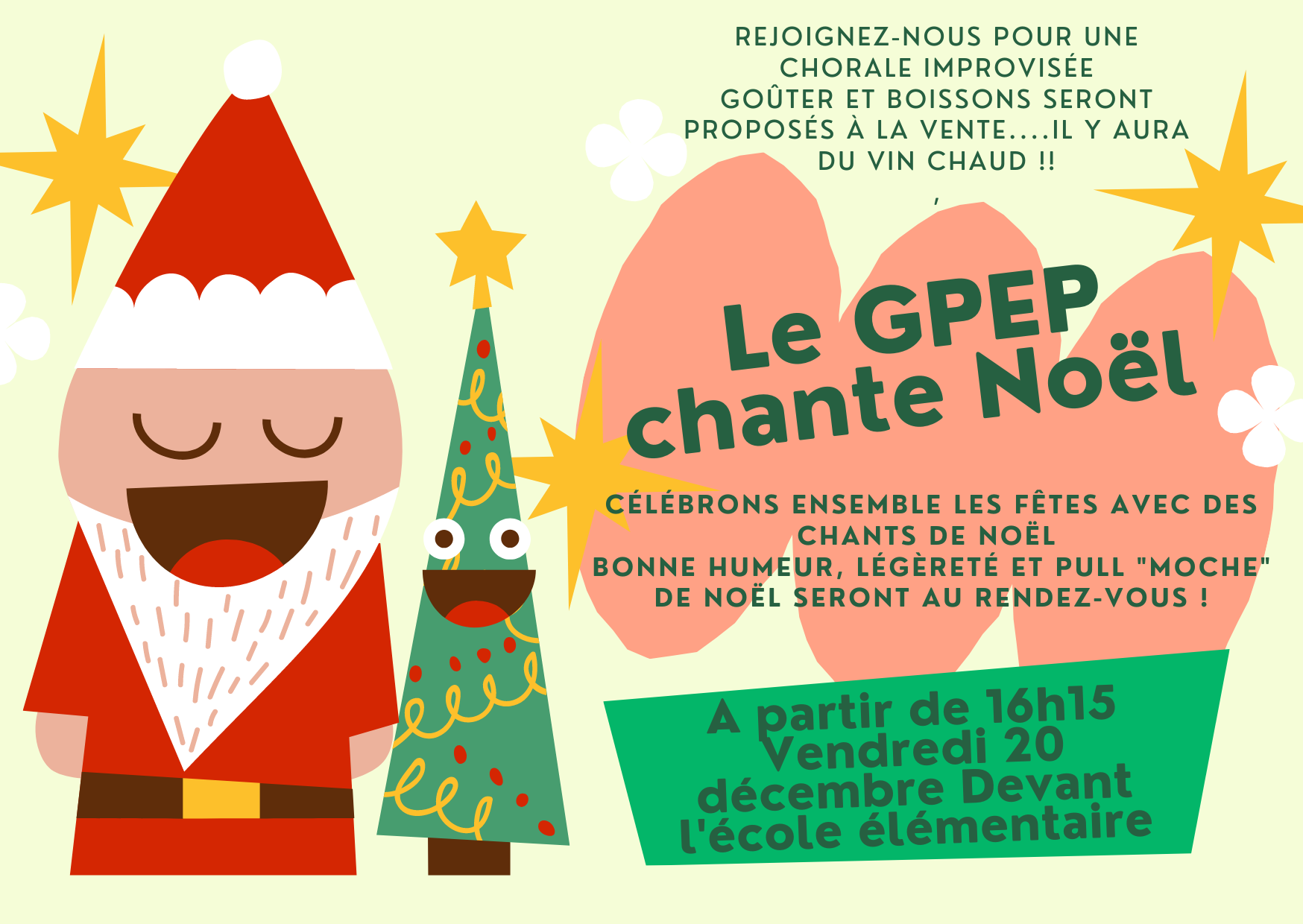 Agenda GPEP Chants de noel