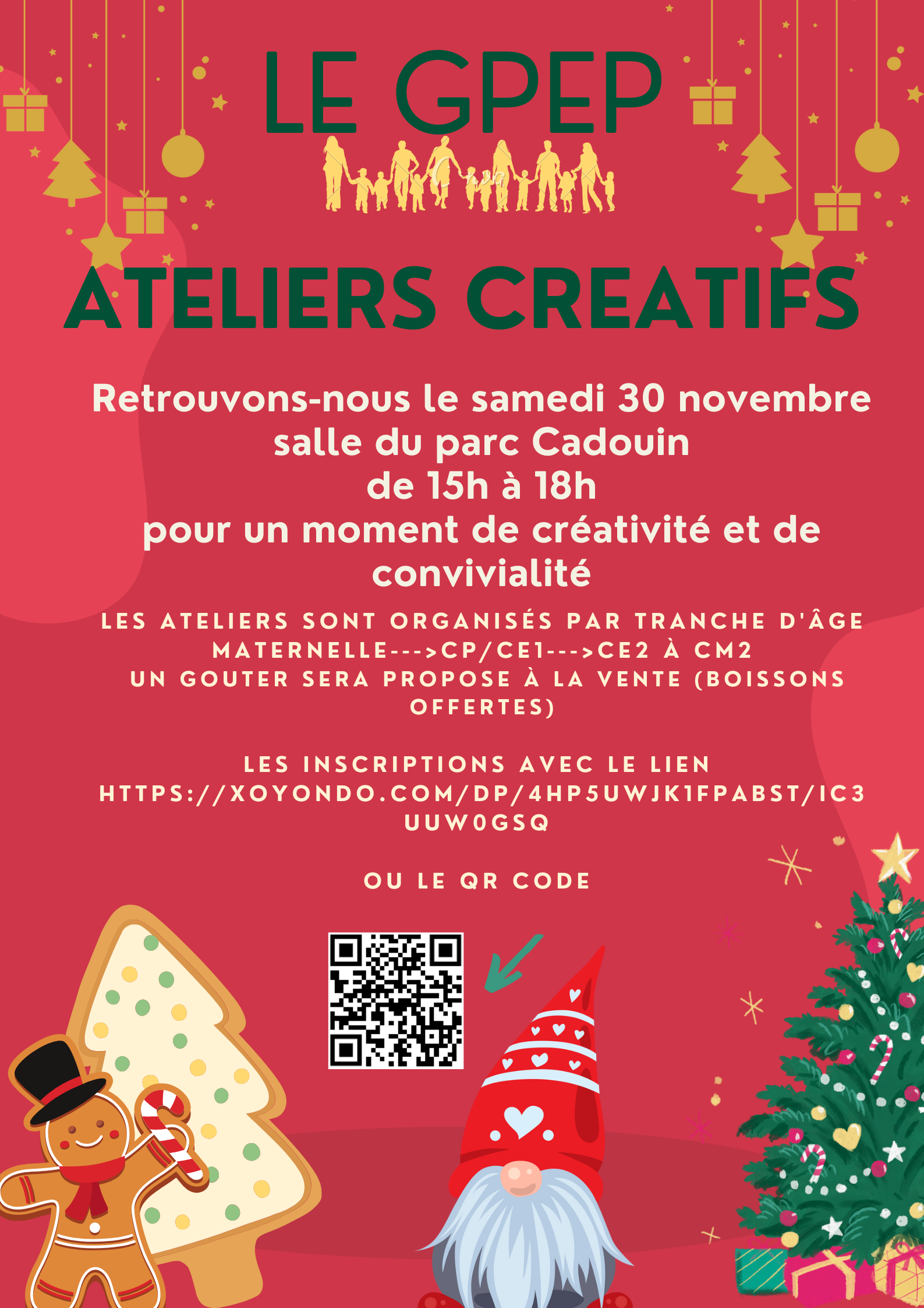 Ateliers créatifs Noël