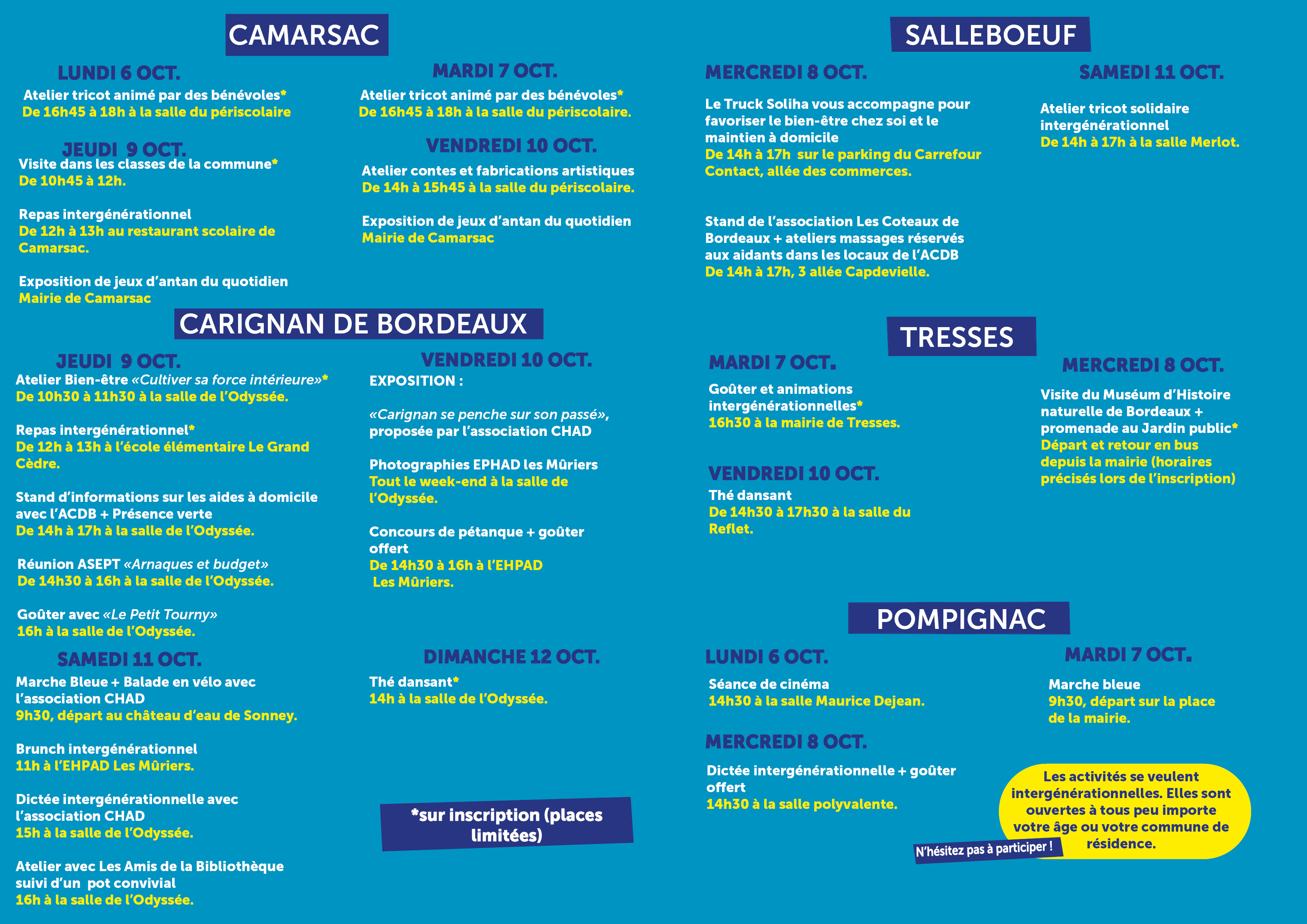 Flyer semaine bleue P 2