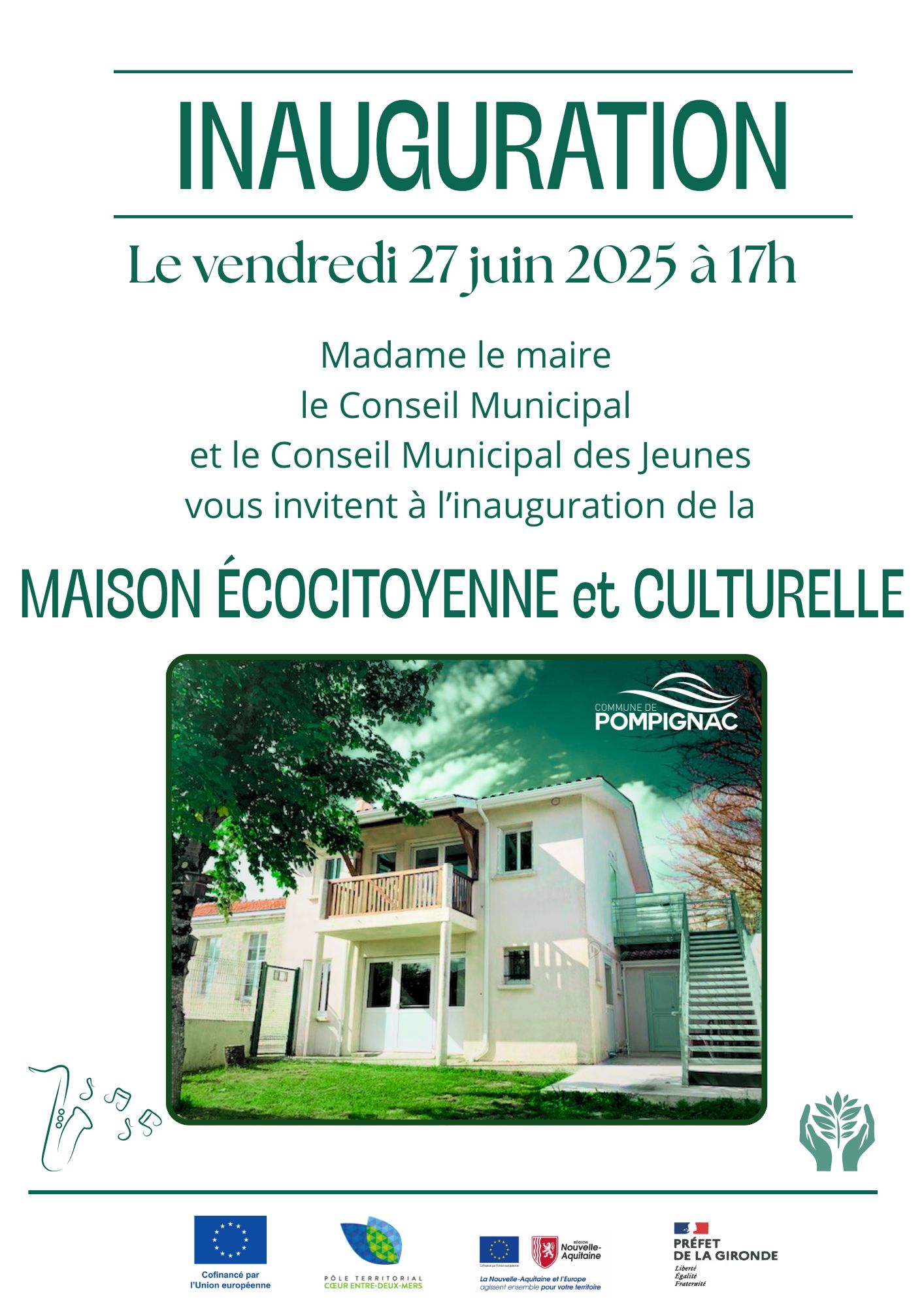 Invitation inauguration 27.06.2025