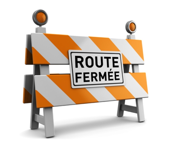 VOIRIE : Fermeture de la route de l'Hermitage