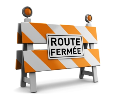 VOIRIE : Fermeture de la route de l'Hermitage