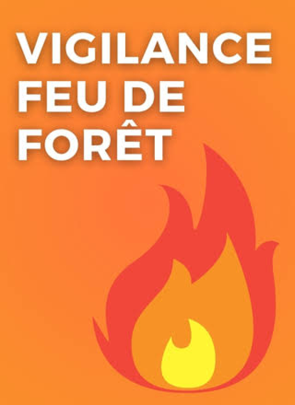 Passage en vigilance ORANGE feux de for&ecirc;t en Gironde