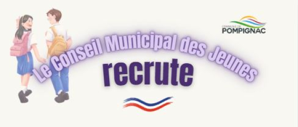 LE CONSEIL MUNICIPAL DES JEUNES RECRUTE !