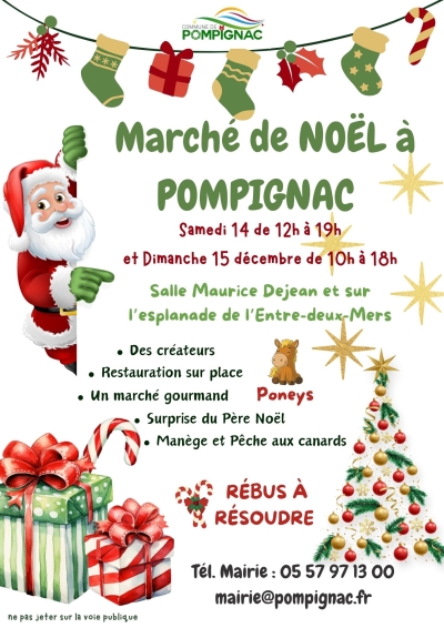 MARCHÉ de NOËL : informations importantes !