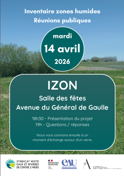 INVENTAIRE ZONES HUMIDES - Invitation r&eacute;union publique du 14 avril